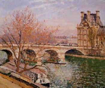 卡米耶 畢沙羅 The Pont Royal and the Pavillion de Flore